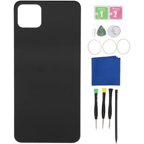 Back Glass Replacement for Pixel 4 XL, Phone Rear Cover Glass Panel Case Door Housing with Opening Tools, Phone Back Cover Repair Replacement Kit