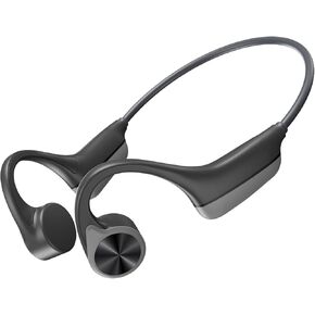 Bone Conduction Headphones, IP67 Waterproof Open-Ear Headphones, Bluetooth 5.3 Bone Conduction Headphones, Wireless Sports Earbuds with Microphone for Running, Cycling