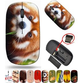 maizi Mouse for MacBook Chromebook Laptop PC Notebook Mice for MacBook Image ID: 5995317 The Red Panda Firefox Lightweight 2.4G with USB Receiver Product of USA