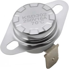 Thermostat Thermal Fuse Switch,Compatible with GE Microwave,Replace Part Number KSD-40LC 70 Degree Normally Closed
