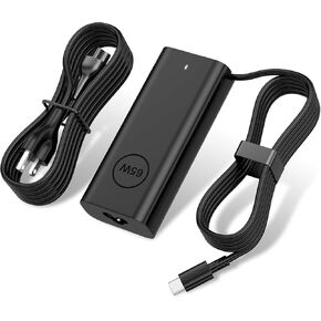 65W 45Watt USB C Laptop Charger for Dell Latitude 5520 7420 5430 5530 5440 7440 3540 5420 3440, for Dell XPS 13 Chromebook 3100 3110 Charger USBC Type C Computer Fast Charging AC Adapter Power Cord