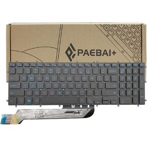 Replacement Laptop Keyboard Blue Backlight for Dell Inspiron 3579 3583 3779 5565 5567 5570 5575 5587 7566 7567 7577 7588 5765 5767 5770 5775 7773 7778 7779 No Frame US Layout