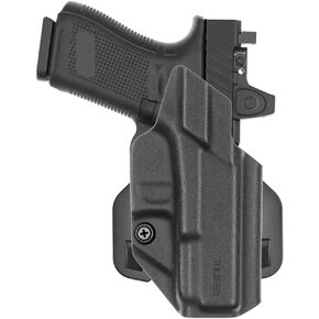 Tulster OWB Range+ Paddle Holster in Right Hand fits: Glock 19 / 19X / 23/25 / 32/44 / 45 | Optic Cut Outside The Waistband Open Carry Kydex Paddle Holster