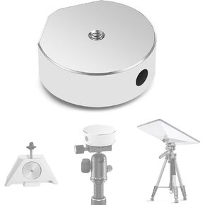 Starlink Mini Base Mount Adapter，Round Aluminum Block Mounting Accessory, Starlink Mini Aluminum Alloy Tripod Mount Adapter,1/4"-20 Threaded Mount Adapter for Starlink Mini