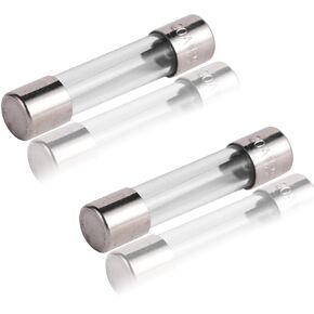 125 Volt 20 Amp 611 Microwave Oven Fuses for GE,Frigidaire Hotpoint Microwave, Replacement Models WB27X11138 5304509451 5304464087 5304488359 AP5648907 PS5136235 Microwave Fuses 6mmx30mm 2Pcs