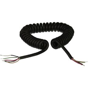 Shure C29C 4-Conductor, 2 Shielded 6-Feet Coiled Cable for 527B