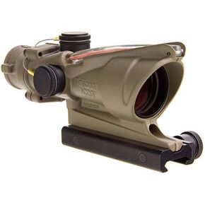 Trijicon ACOG TA31-C-100372 Dual Illuminated Red Crosshair .223 BAC Reticle with Flattop Mount, 4X 32mm, Flat Dark Earth