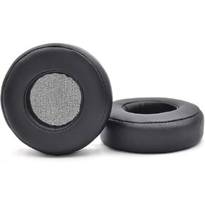 Ear Pads Replacement Ear Pads Cushions Compatible with Beats by Dr. Dre Pro Detox Headphones Soft Protein Leather High-Density Memory Foam Earpads Earmuffs Ear Cups Cover Repair Parts - Black