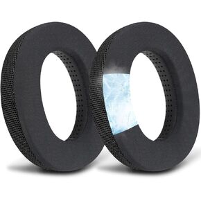 SOPROM Ear Pads Replacement Kit for Sennheiser HD599/HD598/SE/CS/SR/HD595/HD569/HD560S/Game Zero/G4ME Zero, Earpads Cushions for PC37X/PC38X/PC350/PXC350/PXE350/PC360/HD380/HD380-Pro(Black)