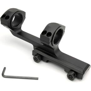 Tactical Hunting Rifle Offset Cantilever Dual Ring Scope Mount 1"/30mm Diameter Rings Fit 20mm Weaver Picatinny Rail RifleScope