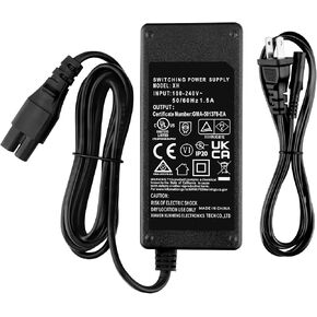 FITE ON 24V Charger Compatible with Miko Shiatsu Foot Massager MMF-01C MK-02-02-SILVER RF-670 AST-300H AST-300A Yoisho UComfy YH-3318G 8072 8954 9209 Foot Massager ASW0081-2420002W Adapter Power Cord