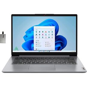 Lenovo 2022 IdeaPad 1i 14" HD Business Laptop, Intel i3-1215U, Intel UHD Graphics, 20GB RAM, 1TB PCIe SSD, 720P Webcam, HDMI, Cloud Grey, Windows 11, 32GB Snowbell USB Card