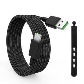 Type C Charging Cable Compatible with Razer BlackWidow V3 Pro, Deathstalker V2 Pro, Ducky One 2 SF, One 2 Mini Pro Mechanical Keyboard, Wolverine V2 Chroma Wired Gaming Pro Controller, 5.9ft