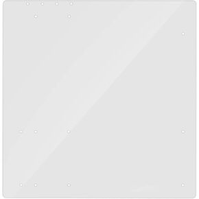 Diyeeni Motherboard Acrylic Frames, Open Frame Acrylic Overlock Computer Cases, Transparent DIY Base Stands for MATX Motherboard 244 x 244mm, Easy to Install