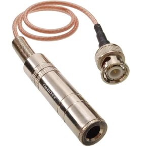 CablesOnline, 12-inch BNC Male to 1/4" (6.3mm) Mono TS Female 50-Ohm RG316 Coax Low Loss Jumper Cable
