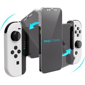 Magnetic MagSafe Smartphone & Tablet Mount for Nintendo Switch JoyCon (JoyCon Not Included) - 360° Rotation, Adjustable Length, Multi-Device Compatible, Strong Magnetic Hold