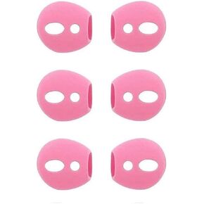 Anti-Slip Earuds Cover Silicone Compatible with AirPods 1st gen and 2nd gen, Fit in The Charging Case, 3 Pairs Pink