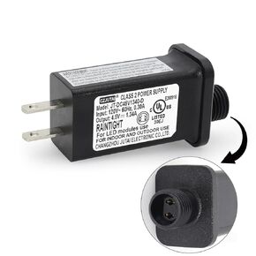 Power Supply, Transformer for CZJUTAI JT-DC045V1333-C IP44 4.5V6W for Christmas Lighting, String Light, Projector Light, Lawn Lamp, Inflatable Device (1 Pack of)