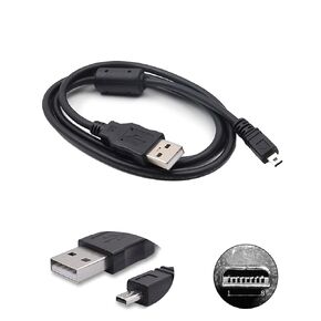 3.3Ft USB Cable for Panasonic Camera Charger Replacement for Panasonic Lumix Camera DMC-FZ70 DMC-ZS25 DMC-TZ35 DMC G7 ZS40 ZS50 SZ3 FT20 FS20 FX3 FX30 FX33 FX35 TZ8 TZ11 TZ15 FX80 FX9 FX90 FZ1 TZ24