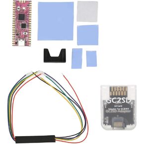 لوحة متحكم لـ RPI RP2040 ، النوى المزدوجة Cortex M0+ CORES ، ذاكرة فلاش QSPI 16 ميجابايت ، دعم برامج غني وكامل ، لـ NGC (أبيض شفاف)