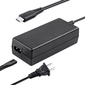 AC/DC Adapter Compatible with LG Gram 17Z90P-K.AAB8U1 ADT-65DSU-D03-2 EAY65895901 USB-C Power Supply Cord Cable Charger Mains PSU