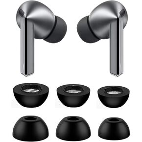 ALXCD Foam Eartips Compatible with Galaxy Buds 3 Pro Earbuds SM-R630N, 3 Pairs Sofot Memory Foam Noise-Isolation Replacement Earbuds Tips, Compatible with Galaxy Buds 3 Pro SM-630 3 Pairs sml