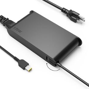 170W Legion Charger for Lenovo Legion Slim 5 Gen 9 16IRH8 16ARP9 Y520 Y720 Y7000 Thinkpad P15 P17 P1 P15v P15g T15g T15P P53 P50 P51 P70 P71 W540 W541 02DL141 45N0501 Power AC Adapter