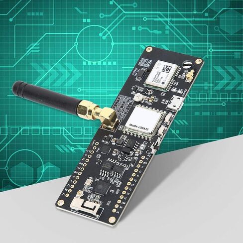 ASHATA GPS Module Board with Battery Base, GPS Module NEO-6M Module with Digital RSSI Function, RF Wake-Up Function, for T-Beam ESP32 433Mhz REV1 in Saudi Arabia