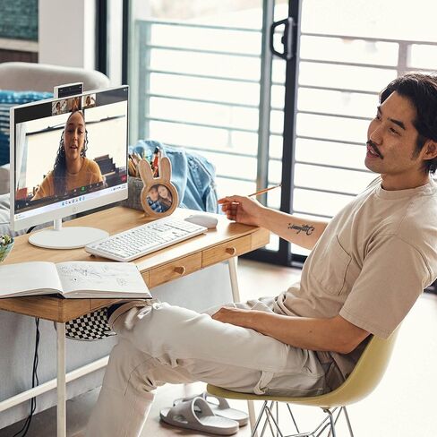 HP 24 All-in-One 23.8 "شاشة تعمل باللمس FHD (Intel Ultra 5 125U (Beats I5-1355U) ، 64GB DDR5 ، 512GB PCIE SSD ، WIFI 6 ، WEBCAM ، Bluetooth 5.3 ، Win11H) W/DKZ USB Expander ، الماوس in Saudi Arabia