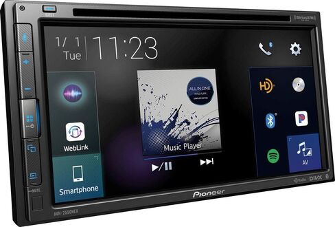 Pioneer AVH-2550NEX Multimedia DVD Receiver مع Apple Carplay & Android Auto (متجدد) in Saudi Arabia