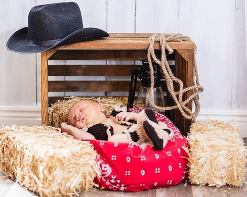 Jastore Newborn Photography Props Outfits Boys Girls Cowboy Photo Prop Costumes Set in Saudi Arabia