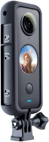 HuaerHui Frame Shell Cage Protective Housing Case for Insta 360 ONE X2 with 1/4 Screw Hole Camera Tripod Adapter Mount, Black, W-ZJ055 in Saudi Arabia