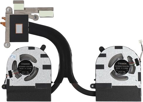 CPU+GPU مروحة تبريد مع Heathink لـ Lenovo IdeaPad Yoga 720-15ikb رسومات متكاملة ، PN: 5H40N67914 AT1YU004SS0 EG70050S1-C020-S9A EG70050S1-C010-S9A DC5V in Kuwait