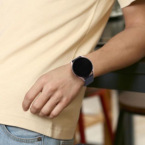 Meliya Bands for Garmin Vivoactive 5 / Vivoactive 3 Watch Band, Garmin Venu 2 Plus / Venu Sq / Venu Watch Bands Women Men, 20mm Soft Silicone Sport Replacement Strap for Garmin Vivomove HR, Forerunner 645 / 245 Music Smart Watch in Kuwait