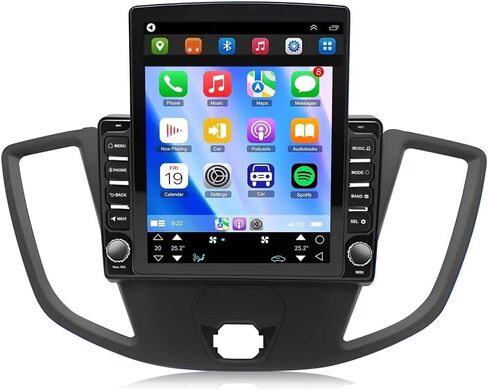 9.7'''Android 13.0 سيارات ستيريو لفورد ترانزيت/Tourneo 2013-2019 Radio Double Din HD Screen Screen Audio Audio مع وحدة GPS Navigation Bluetooth تدعم كاميرا النسخ الاحتياطي 2G+32G (2G+32G) in Kuwait