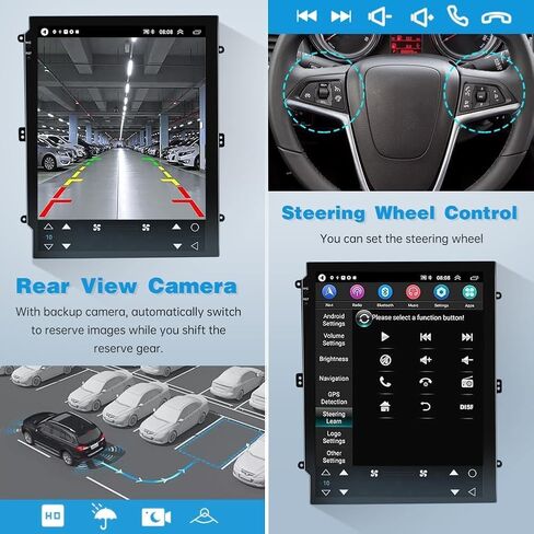 9.7'''Android 13.0 سيارات ستيريو لفورد ترانزيت/Tourneo 2013-2019 Radio Double Din HD Screen Screen Audio Audio مع وحدة GPS Navigation Bluetooth تدعم كاميرا النسخ الاحتياطي 2G+32G (2G+32G) in Kuwait