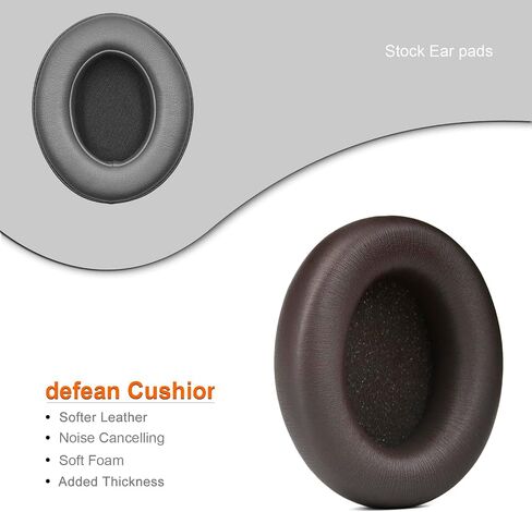 Studio Pro Ear Pads Earpads Replacement Cushions Compatible with Beats Studio Pro - Wireless Bluetooth Noise Cancelling Headphones,High-Density Noise Cancelling Foam,Softer Leather in Saudi Arabia