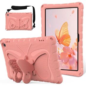 for Kindle Fire Max 11" (2023) Butterfly Wings Kickstand Kids Girl Tablet Case EVA Material Light Weight Shockproof Rugged Heavy Duty Kids Tablet Case for Kindle Fire Max 11" (2023) (Blue)