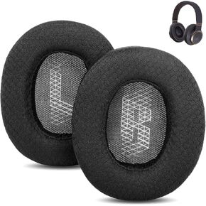 Breathable&Durable Earpads Cushion Replacement Compatible with JBL Live 650 BTNC Live 660 BTNC / E65 E65BTNC / Duet NC Headphones Ear Pads with Mesh Fabric and Memory Foam