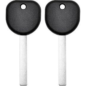 Car Key B119 HU100 Replacement for Buick Encore Lacrosse Regal Verano/Chevy Cruze Impala Colorado Silverado Tahoe/GMC Sierra Yukon New Uncut Transponder Ignition, 2Pcs