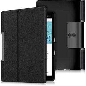 Gylint Case for Lenovo Yoga Smart Tab 10.1 (YT-X705F), Lightweight Protective Slim Smart Cover Case for Lenovo Yoga Smart Tab 10.1 (YT-X705F) Tablet Black