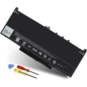 DMKAOLLK Latitude E7470 Battery E7270 Battery J60J5 Battery for Dell Latitude E7470 E7270 7470 7270 Laptop Battery, Type 1W2Y2 01W2Y2 0MC34Y MC34Y 242WD 7CJRC R1V85 P26S001 P61G001 55Wh 7.6V