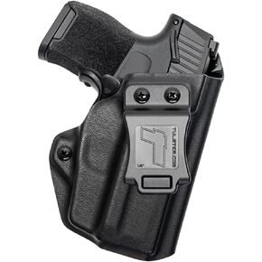 Tulster IWB Profile Holster in Right Hand fits: Sig P365 / P365X / SAS | Lima Laser Compatible Inside The Waistband Appendix Concealed Carry Kydex Holster