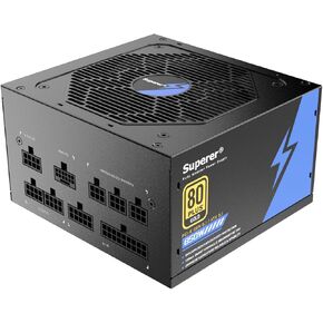 Superer (2024) 850W PSU Power Supply Fully Modular, 80 Plus Gold, ATX 3.1 3.0, PCIE 5.1 5.0, 12VHPWR, Low Noise, Japanese Capacitors, (CE Safety Certified) 850 watt