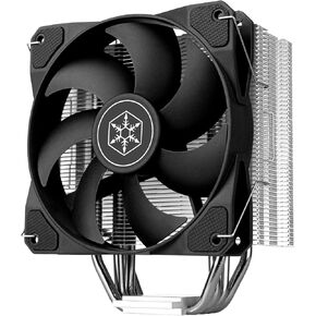 Silverstone Technology Argon V120 CPU برودة مع أربعة أنابيب حرارة 6 مم لـ AMD AM4 / AM5 و Intel LGA 1700/1851 ، SST-ARV120B