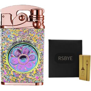 Electric Lighter USB Rechargeable Lighter, Windproof Plasma Dual Arc Lighter, Personalized Lighter, Flameless Cool Lighters with LED Battery Indication for Candles, Outdoor Camping（Magic）