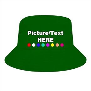 Custom Bucket Hat Custom Design Your Own Bucket Hats Personalized Sun Cap Summer Outdoor Sunshade