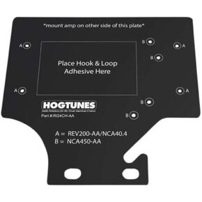 Hogtunes RG4CH-AA 2 أو 4 لوحة تصاعد قناة التثبيت ، نماذج 1998-2013 نماذج هارلي ديفيدسون رود جليد