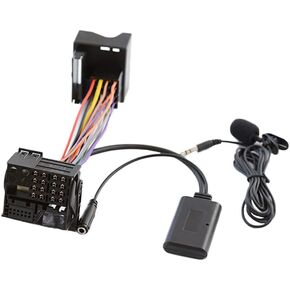Bluetooth-compatible Audio AUX Adapter with Microphone, Compatible with BMW Z4 (E85/E86), X3(E83), Compatible with Mini Cooper (R50/JCW), Compatible with Mini Cooper S R53