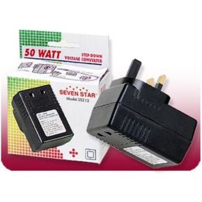 SEVEN STAR 50 Watt Step Down Voltage Converter UK
